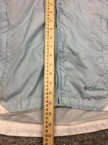 Columbia Youth Jacket Size 18/20 Blue Windbreaker Girls - Picture 10 of 13