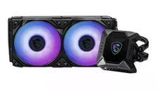 MSI MPG Series CORELIQUID K240 RGB CPU Liquid Cooler 240mm Radiator Dual Fans