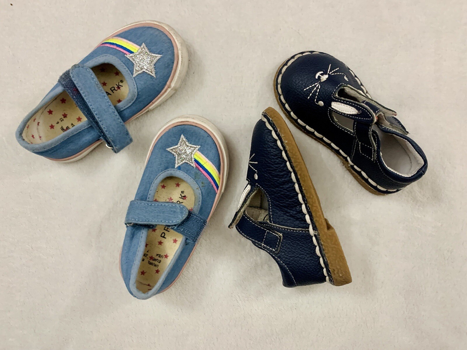 Lotto di sandali carini da ragazza taglia 6