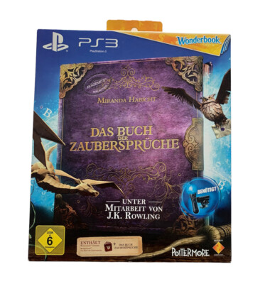 Wonderbook Das Buch der Zaubersprüche Pack Inkl. Buch Und Spiel Big Box Händler 