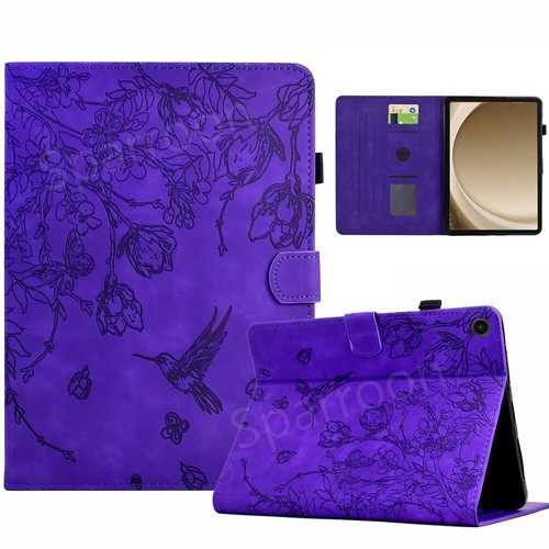 For Samsung Galaxy Tab A8 A9 A9+ S6 Lite S7 S8 S9 S10 FE Leather Flip Case Cover - Picture 7 of 56