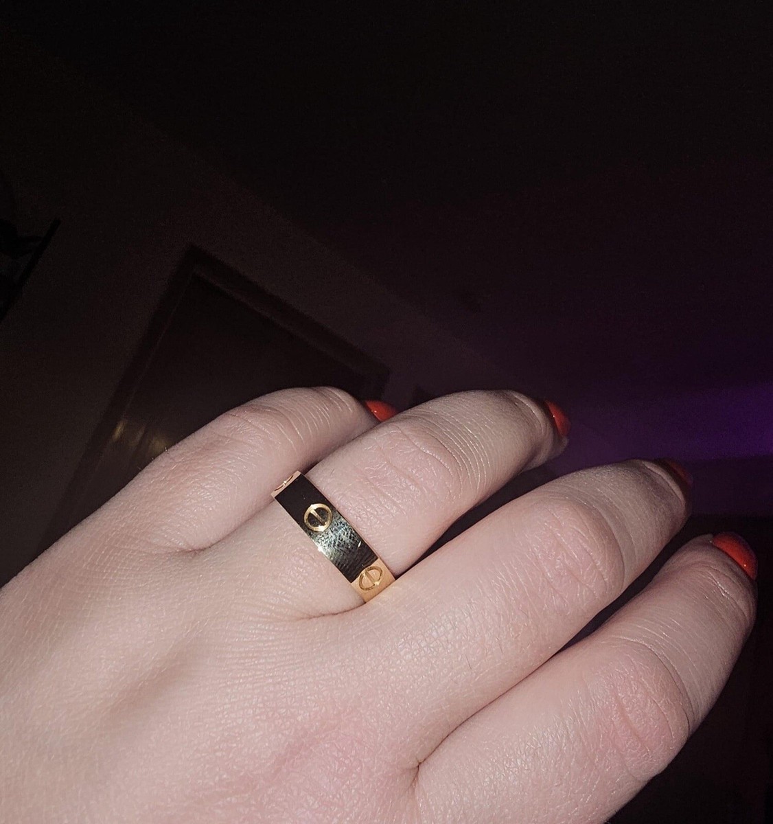 Genuine 18k Saudi Gold Love Ring 2.93 Grams ; Ring Size 5 | eBay