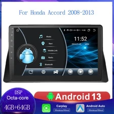 8Core 4G+64GB Android 12 Carplay Car Radio For 2008-2013 Honda Accord 8 GPS Navi