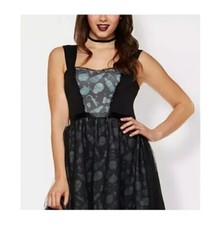 Spencer's Hocus Pocus Nostalgic Sanderson Spooky Tulle Mesh Dress Costume L NWT