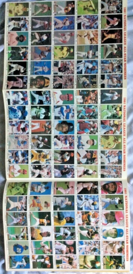 1981 Major League Baseball MLB All-Star Game Official Program Cleveland Unscored - Image 3 of 4