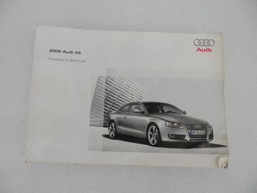 ☑️ 2009 AUDI A5 B8 3.2L - 2009 OWNERS MANUAL - Picture 2 of 9