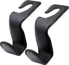 Headrest Hooks for Purses and Bags, 2 Pack Car Seat 2, Black