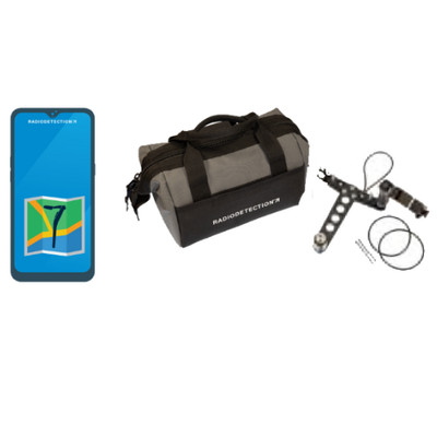 Radiodetection 10/RDMAP + EXT-GNSS-KIT RD Karte + externes GNSS & Telefonsupport
