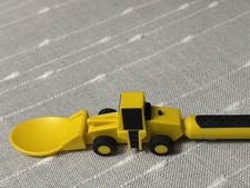 Constructive Eating Children's Construction Utensil Spoon Fun Meals Baby Tractor