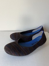 Rothy s sapphire Zebra The Flat Round Toe Size 7 Ballet Shoe
