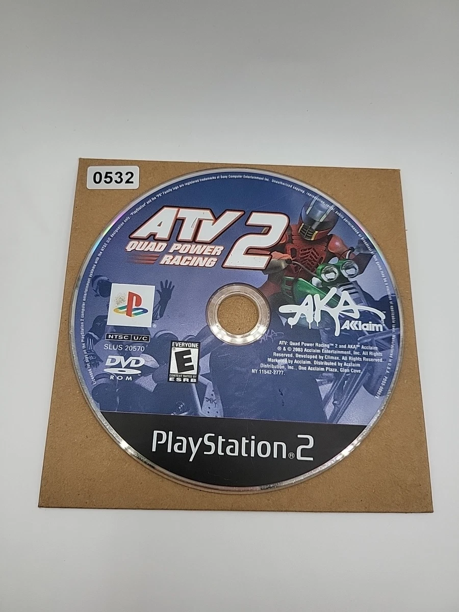 ATV 2 Quad Power Racing Sur PS2 - Jeu Complet PAL - PlayStation 2 - Bon état