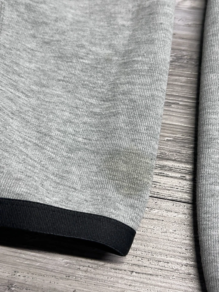 Nike Sudadera con Capucha Niños Talla XL Cremallera Completa Chaqueta Swoosh Logo Gris Jaspeado Manga Larga Foto 3 de 4