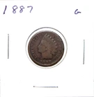 1887 US Indian Head Cent  G Good Free Shipping