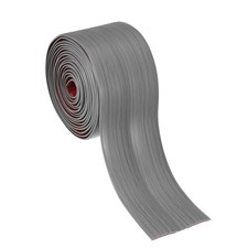 Wall Corner Protector 2.4 in x 9.8 Ft, Self Adhesive Wall Guard Gray Wood Grain