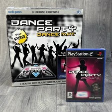 Dance Party Dance Mat for PS2 with Sealed Pop Hits Game Nordic Games New in Box