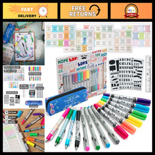 Bible Journaling Kit - Highlighters Pens for No Bleed, Creative Supplies