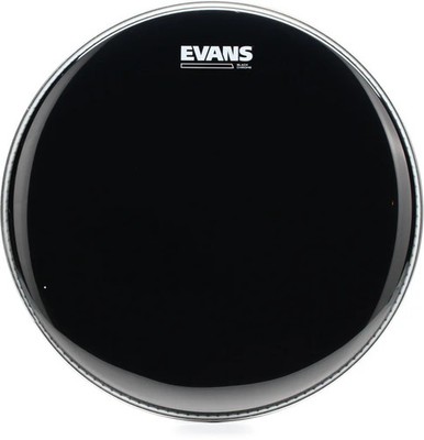 Evans TT14CHR Black Chrome Tom Batter Head - 14''