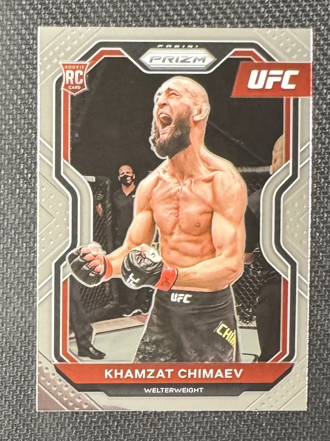 2021 Panini Prizm UFC - Khamzat Chimaev #7 (RC)