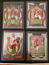 2024 Xavier Worthy Rookie Card Lot Select Concourse Red and Black, ++ Chiefs