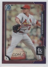 2015 Bowman Chrome Prospects Purple Refractor 85/250 Marco Gonzales #BCP14 0l1