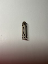 Sterling Silver Brooch Charles Rennie Mackintosh Design 36 X 10mm 6.3g 
