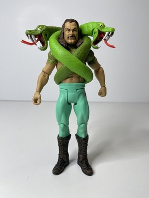 JAKE ''The Snake'' ROBERTS Monster 2011 WWE Mattel Wrestling Action Figure w/Snake