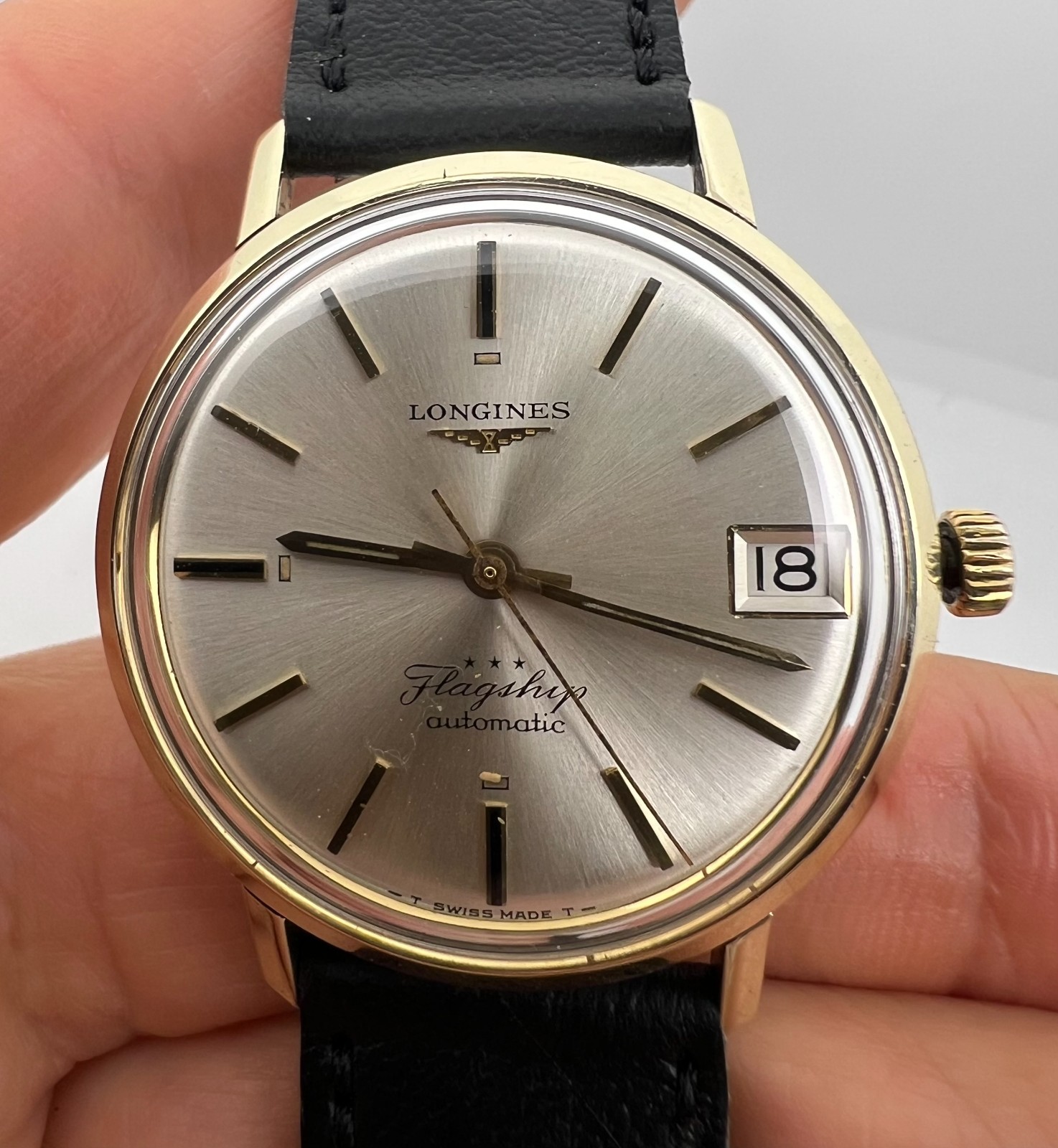 Vintage Longines Flagship Automatic Date Men's 35… - image 4
