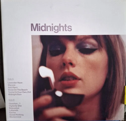 TAYLOR SWIFT – MIDNIGHTS - COLORED LAVENDER MARBLED VINYL LP - R73