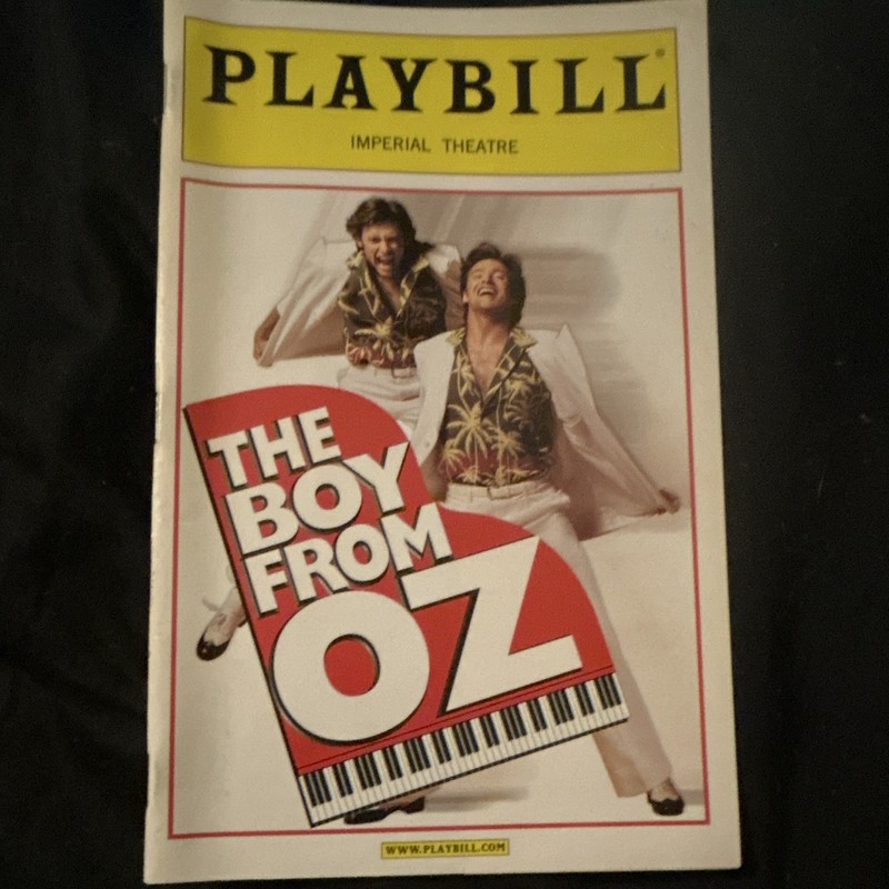 The Boy From Oz Broadway Playbill (Oct 2003) Hugh Jackman Stephanie J Block