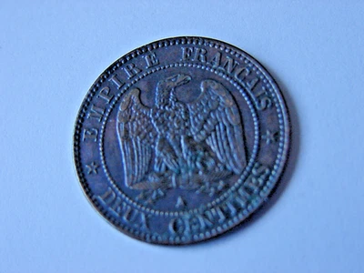 FRANCE. LOT DE 2 X 2 CENTIMES NAPOLEON III. 1862.A. PARIS. - Photo 1/4
