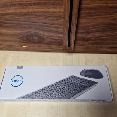 Dell Multi-Device Wireless Tastatur und Maus Combo - Grau (amerikanische Version)