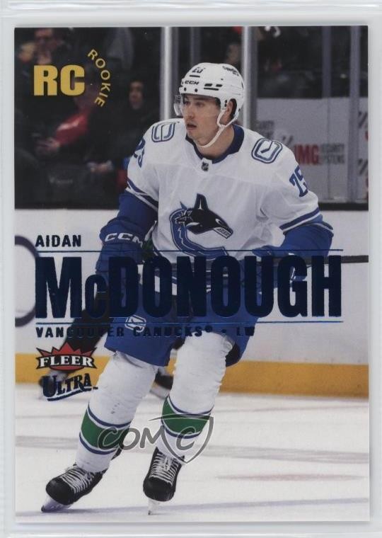 2023-24 Upper Deck Fleer Ultra Rookies Blue Foil 52/399 Aidan McDonough #232 z6b