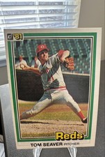 Tom Seaver 1981 Donruss #422 Reds HOF