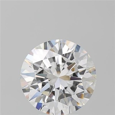 5 Carat Cert. AGI Round Brilliant Natural Mined Diamond Loose D color IF clarity