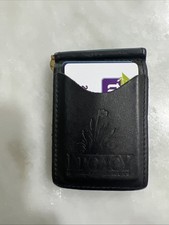 Black Genuine Leather Front Pocket Wallet