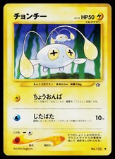 Chinchou No. 170 Common Neo Genesis Pokemon Japanese Lightly Played