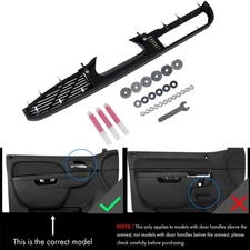 Front Passenger Door Armrest Repair Black for Chevy Tahoe Silverado 2010-2014