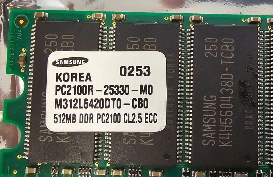 Samsung PC2100R M312L6420DT0-CB0 Ref00317 - Image 2 of 2