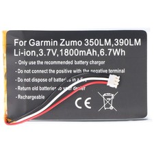 Batteria adatta per Garmin Zumo 350LM batteria 390LM, 361-00059-00, 010-01043-01, 0