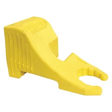 Tolco 800090 Door Wedge, Yellow, 4 In L, Pk 6