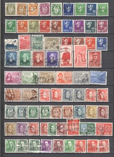 DN363 Norway 2 pages collection classic old