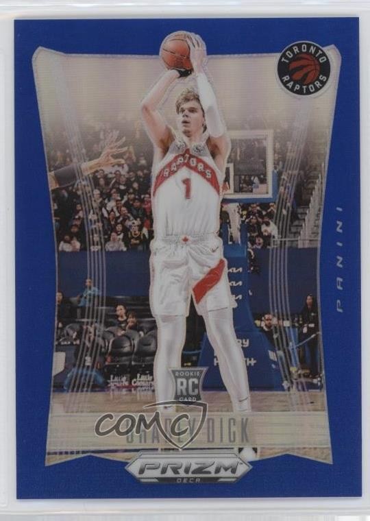 2023-24 Panini Prizm Deca Blue Prizm 46/149 Gradey Dick #160 Rookie RC 13p4