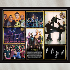 Coldplay  | Music Memorabilia Framed | Framed Reprint | Limited Edition 8 x 10