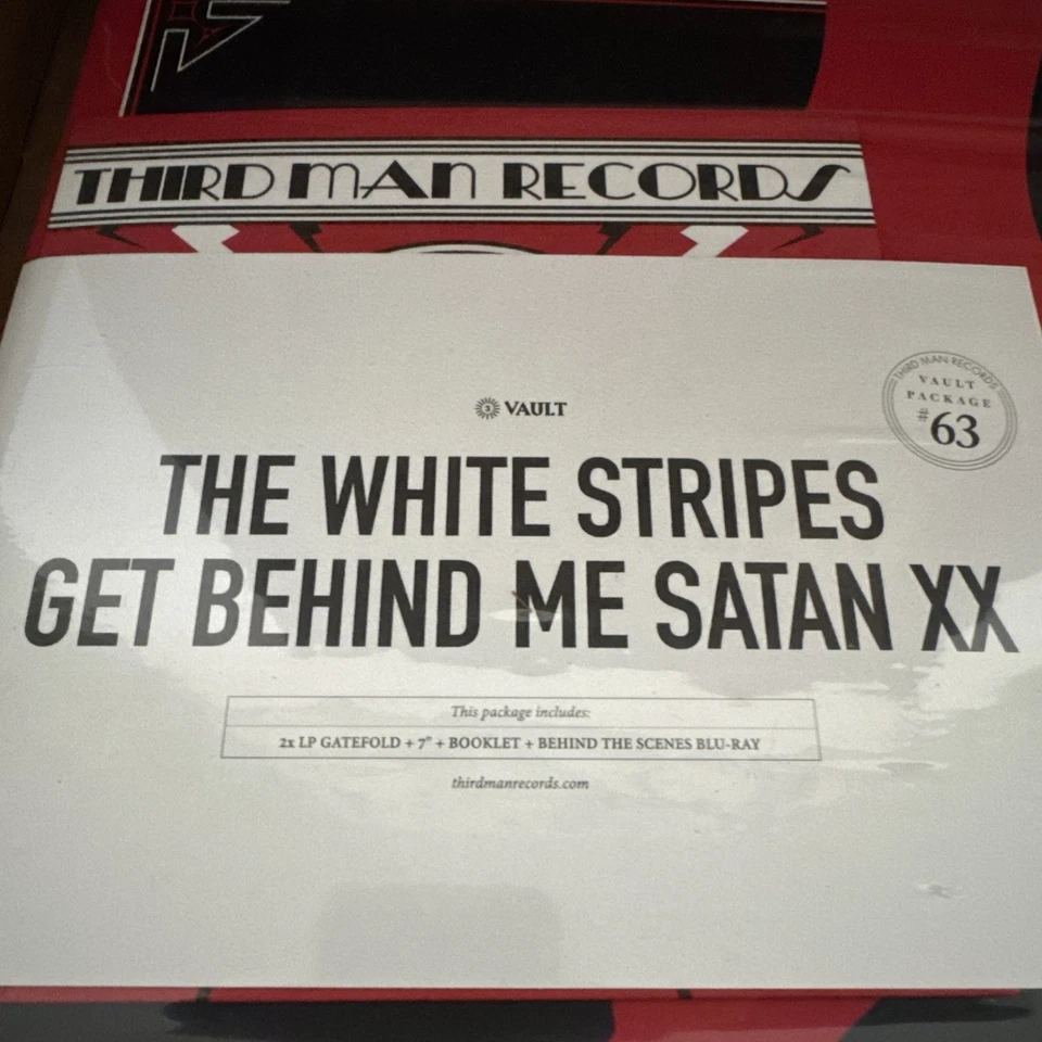 THE WHITE STRIPES - GET BEHIND ME SATAN XX - THIRD MAN VAULT #63 - New/Unplayed Foto 3 de 4