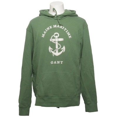 GANT, Kapuzenpullover, Größe: L, Grün, Baumwolle/Elasthan, Print, Sweat #jvl