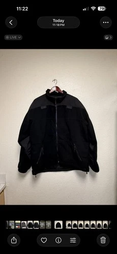 5.11 Tactical Series Black Fleece Full Zip Jacket w/ Zipped Pockets XL 109614 image 9