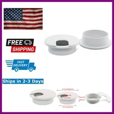2PCS 2 Inch Desk Cable Grommet Hole Covers for Sleek Workspace Organization