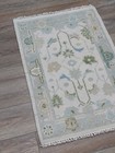 Bohemian Oushak Rug, Oushak Turkish Rug, Hand Made Contemporary Rug, 2x3 Ft — photo 3