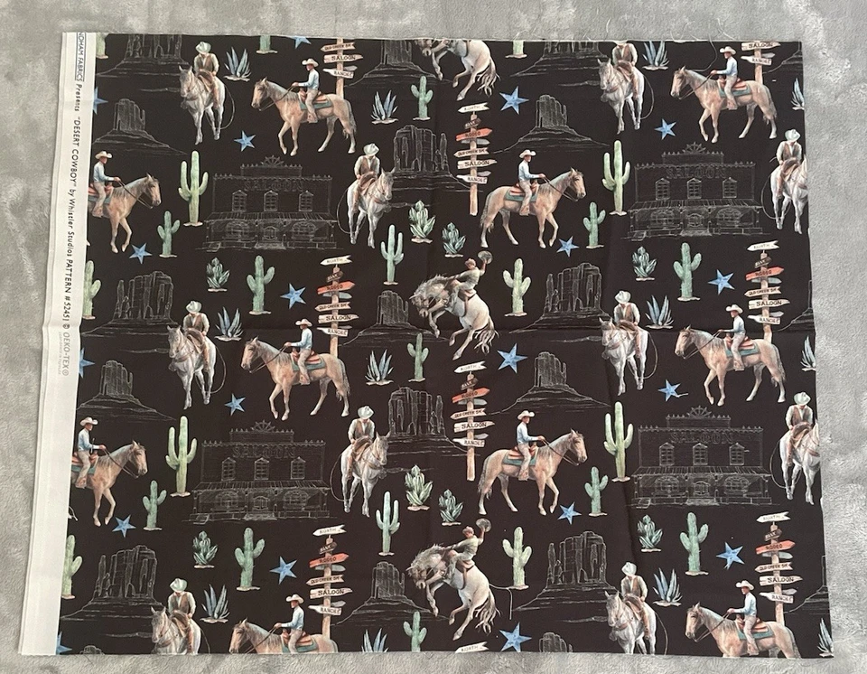Windham Fabric Presents Desert Cowboy by Whistler Studios 18 Inches x 42 Inches - Image 2 of 4