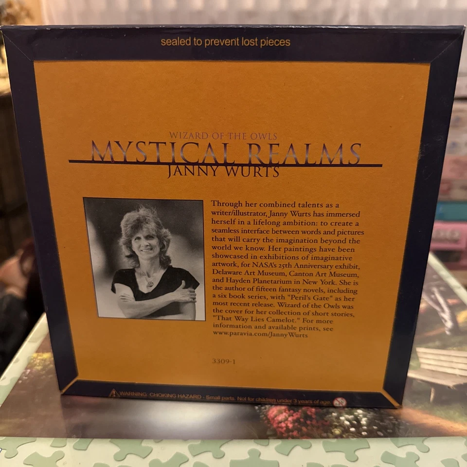 Wizard of The Owls от Janny Wurts 1000 шт. головоломка 20 x 27 дюймов совершенно новая - Изображение 2 из 3